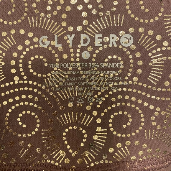 Glyder leggings with gold accents Large - Picture 5 of 5